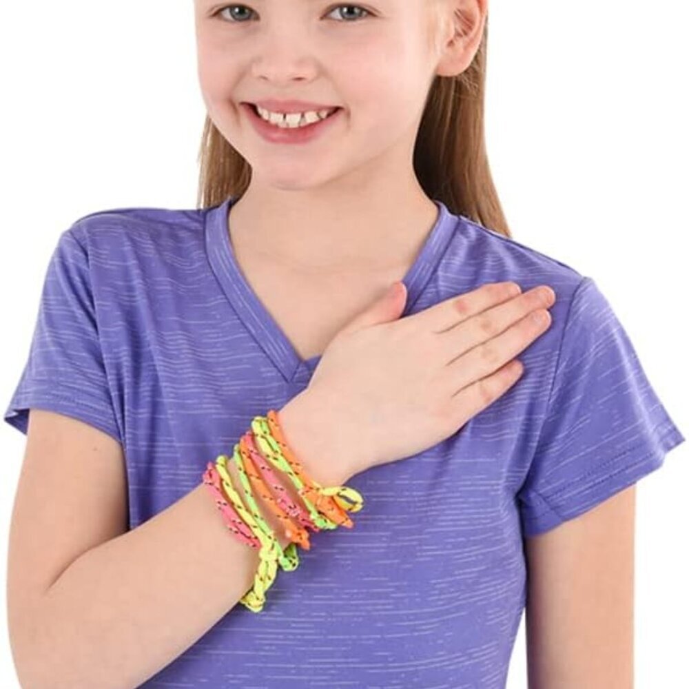 144 1 Gross Neon Rope Friendship Bracelets New - Picture 4 of 4
